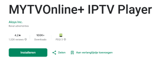 MYTVOnline+ IPTV Player voor IOS en Android gratis