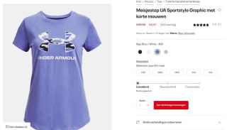 Tot 50% korting tijdens de Under Armour sale