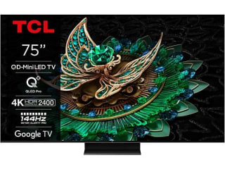 TCL TV 75C765 75 inch 4K QD Mini LED 144Hz Dolby Vision Dolby Atmos voor €999 bij de Mediamarkt