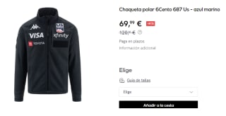 Chaqueta polar de Hombre Kappa 6Cento 687 Us por 69.99€
