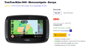 TomTom RIDER 500 - GPS navigator voor €260 bij Bol