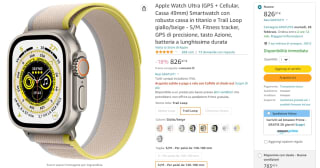 Apple Watch Ultra 49mm, GPS, Cellular por 826.97€