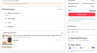 Inversor solar híbrido PowMr 2KVA 12V por solo 134,31€