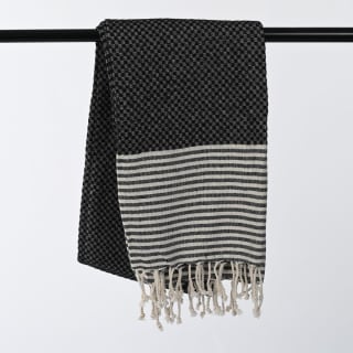 Take a Towel Hamamdoek 90 x 170 cm Zwart voor €4,95 bij Textieltopper