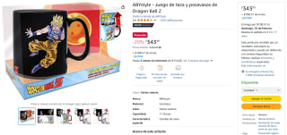 ABYstyle Taza y Posavasos Dragon Ball Z en $344 | Amazon