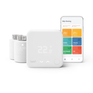 tado° Slimme Bedrade Thermostaat Starter Kit V3+ + Radiatorknoppen 2-pack voor €189,95