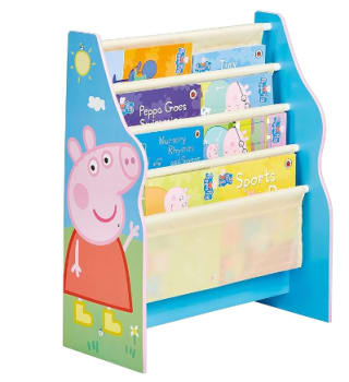 Librería con estantes Colgantes, Madera, Azul, 23x51x60 cm de Pepa Pig por 23,60€