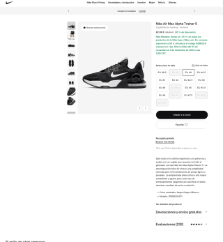 Nike Air Max Alpha Trainer 5 Hombre por solo 47,24€