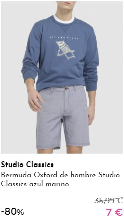 Studio Classics - Prendas para ellos por 5€ y 7€