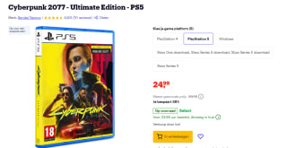 Cyberpunk 2077 Ultimate Edition, PS5 voor €24,99 bij Bol