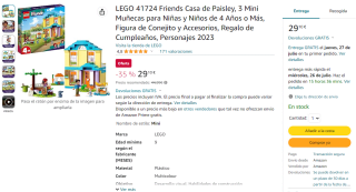 LEGO Friends Casa de Paisley por 29,10€