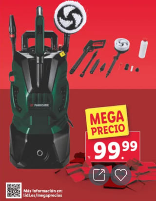 Hidrolimpiadora modelo PHD 170 D2 Parkside por solo 99,99€