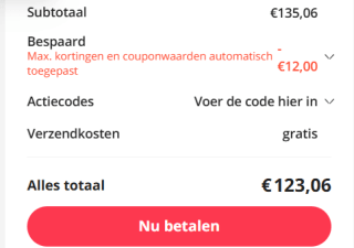 Nintendo Switch Lite Coral voor €123,06 dmv code bij ALiexpress
