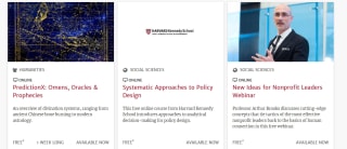 Gratis te volgen online-cursussen van Harvard