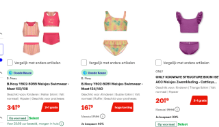 2+1 gratis op baby en kinderkleding van oa Noppies, B. Nosy in de sale tot 40% en meer bij Bol
