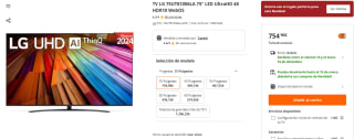 TV LG 75UT81006LA 75" LED UltraHD 4K HDR10 WebOS por 754,90€