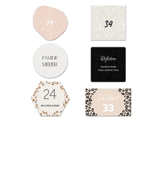 Gepersonaliseerd huisnummerbordje gratis dmv code bij Canvas Company