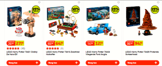 Tot 30% extra kassakorting op Lego Harry Potter 2024 uitgave bij Kruidvat