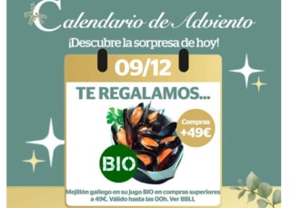 Regalo mejillones gallegos en su jugo por compras de +49€