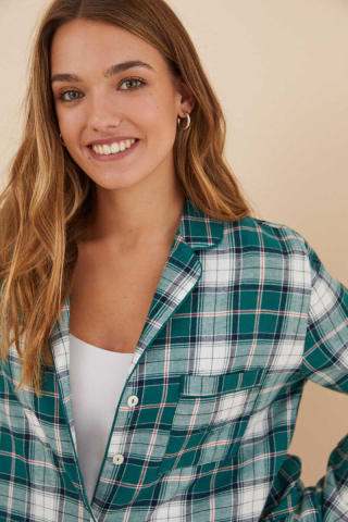 Pijama cuadros 100% Women'secret por 11,04€