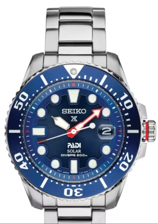 Seiko Prospex Sea PADI Solar Diver's 43.5mm Men's Watch – £180