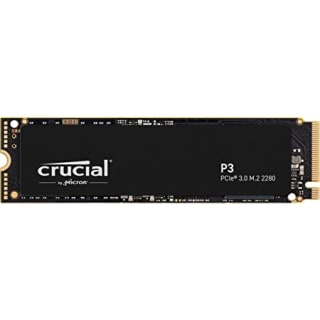 Crucial SSD interno P3 NVMe M.2 PCIe Gen3 de 1 TB, hasta 3500 MB/s, CT1000P3SSD8 color negro