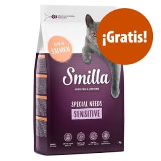 1 kg Smilla Adult Sensitive con salmón Gratis en Zooplus