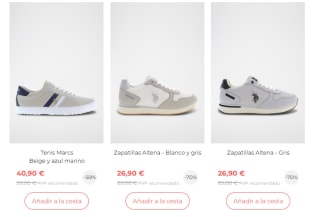 Zapatillas US Polo desde solo 26,90€