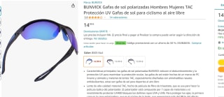 Gafas de sol polarizadas unisex por solo 7.50€