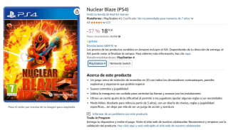 Juego Nuclear Blaze (PS4) por 18,75€