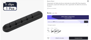 Cosas desde miravia por 0,01€ perfecto para añadir si haces una compra