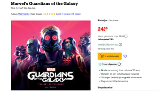 Marvel's Guardians of the Galaxy: The Art of the Game harcover boek voor €24,99 bij Bol