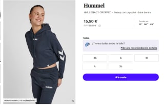 Sudadera con capucha para Mujer Hummel Legacy Crop por 15.5€