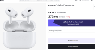 Apple AirPods Pro 2ª generación por 250€