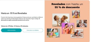 Hasta 55% descuento en revelados desde Photosi