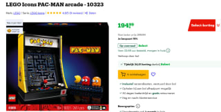 LEGO Icons - PAC-MAN voor €194,99 met Bol select