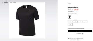 Playera Basic Unisex Negro por $179 en Reebok