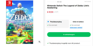 Legend of Zelda Link's Awakening voor €39,90 bij Smyths