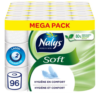 96 rollen Nalys Soft toiletpapier voor €29,95