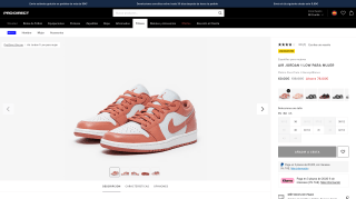 Air Jordan 1 Low para mujer por 60€