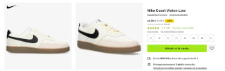 Zapatillas Nike Court Vision Low por 44,99€