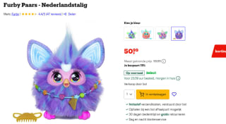 Furby Paars - Nederlandstalig voor €50,99 bij Bol