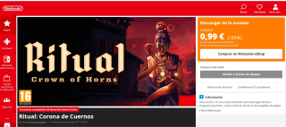 Juego para Nintendo Ritual: Corona de Cuernos por 0,99€