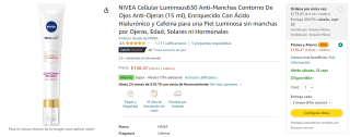 NIVEA Cellular Luminous630 Anti-Manchas por $156 en Amazon
