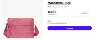 Bandolera Mandarina Duck MD20 por 46€
