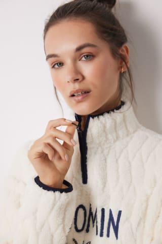 Pijama largo borreguito polar Moomin Mujer Womensecret por 11,99€