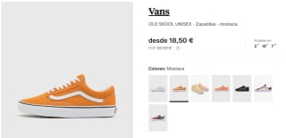 Zapatillas Vans desde solo 18,50€ ofertaza