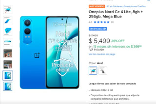26% de descuento en OnePlus Nord CE4 Lite + 15 MSI