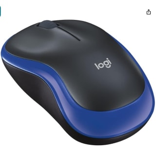 Ratón Inalámbrico marca Logitech M185 azul por 9,80€
