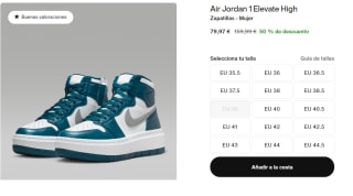 Botines para Mujer Nike Air Jordan 1 Elevate High por 79.97€